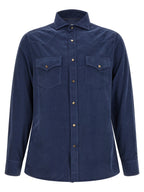 Blue Cotton Blouse
