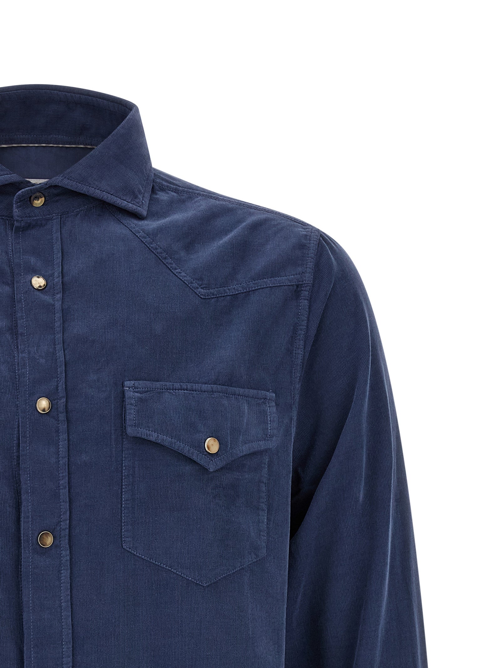 Blue Cotton Blouse