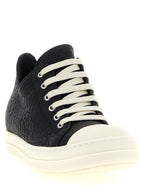 Bicolor Lamb Leather Low Top Sneakers