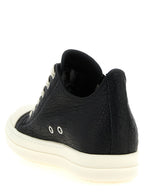 Bicolor Lamb Leather Low Top Sneakers