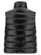 Black Polyamide Sleeveless Jacket