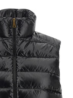 Black Polyamide Sleeveless Jacket