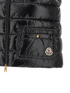 Black Polyamide Sleeveless Jacket