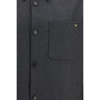 Gray Polyester Full-Length Jacket