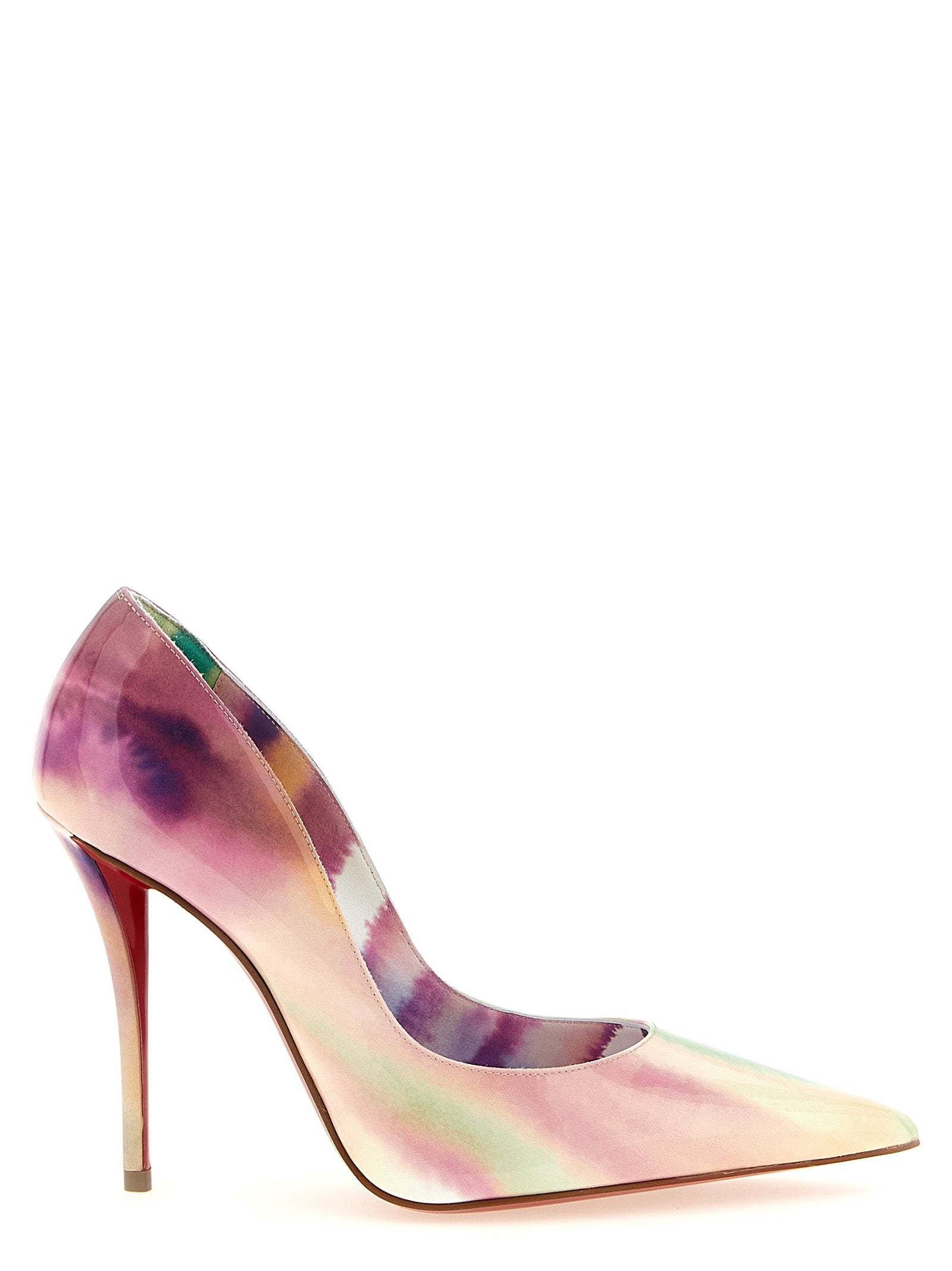 Multicolor Calfskin High Heel Pumps