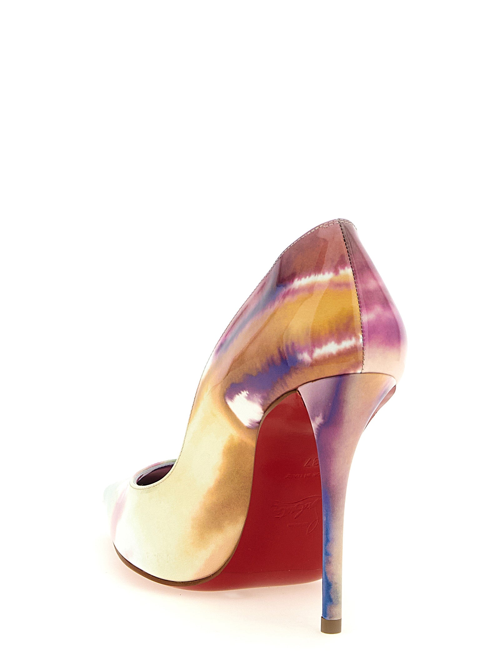 Multicolor Calfskin High Heel Pumps
