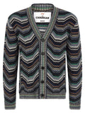 Multicolor Wool Cardigan