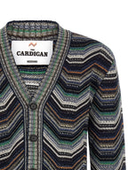 Multicolor Wool Cardigan