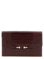 Bordeaux Calfskin Clutch Bag