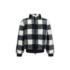 Gray Polyester Full-Length Jacket