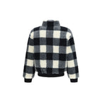 Gray Polyester Full-Length Jacket