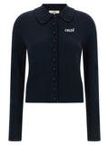 Blue Wool Cardigan