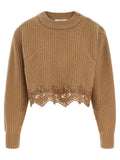Beige Wool Cardigan