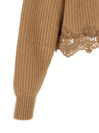 Beige Wool Cardigan