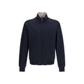 Blue Polyamide Full-Length Jacket