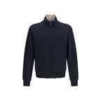 Blue Polyamide Full-Length Jacket