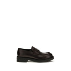 Brown Calf Leather Bos Taurus Slip-On Loafers