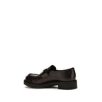 Brown Calf Leather Bos Taurus Slip-On Loafers