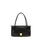 Black Calf Leather Bos Taurus Shoulder Bag