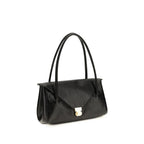 Black Calf Leather Bos Taurus Shoulder Bag