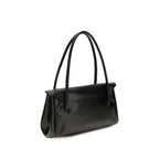 Black Calf Leather Bos Taurus Shoulder Bag
