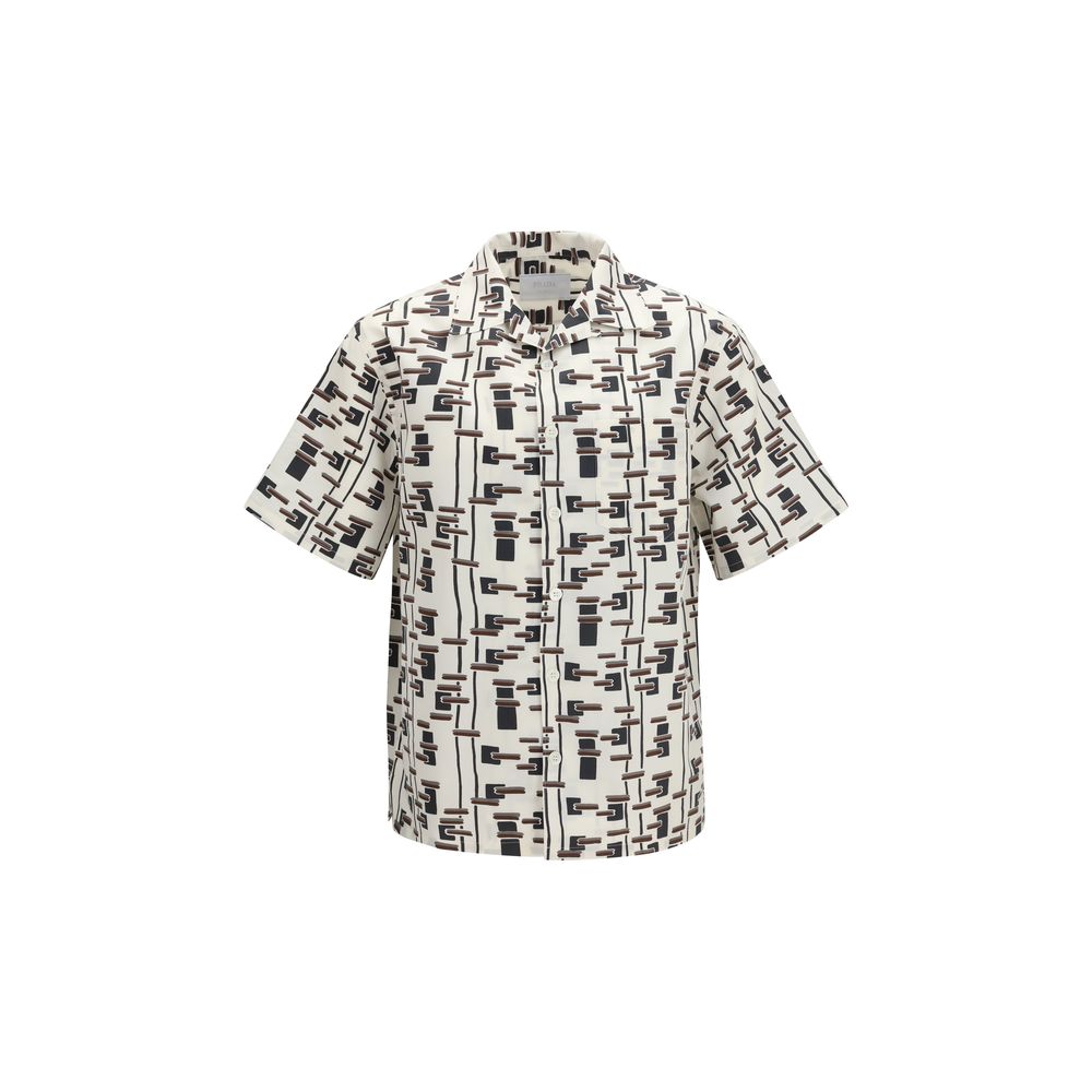 Beige Cotton Pattern Shirt