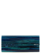 Bicolor Polyester Clutch Bag