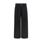 Black Cotton Chino Pants
