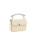 Beige Lamb Ovis Aries Handbag