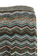 Multicolor Viscose Flared Pants