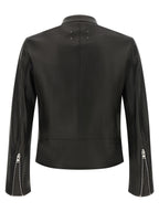 Black Lamb Leather Leather Jacket