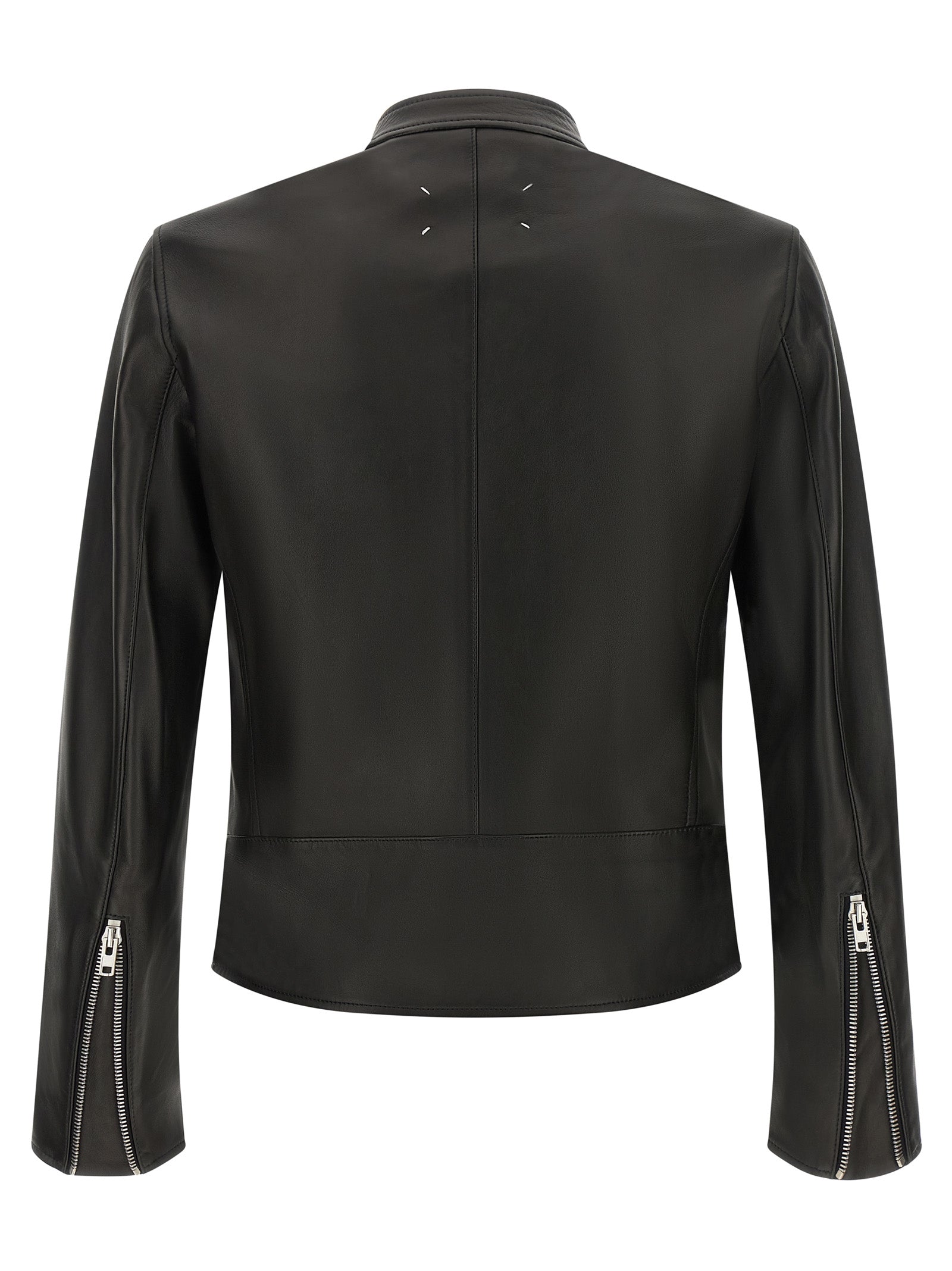 Black Lamb Leather Leather Jacket
