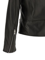 Black Lamb Leather Leather Jacket