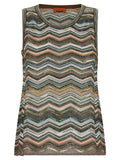 Multicolor Viscose Blouse