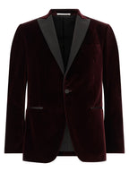 Bordeaux Cotton Blazer