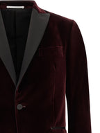 Bordeaux Cotton Blazer