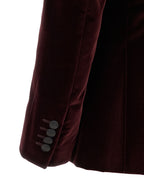 Bordeaux Cotton Blazer