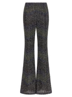 Multicolor Polyamide Flared Pants