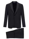 Black Wool Two-Piece Suit