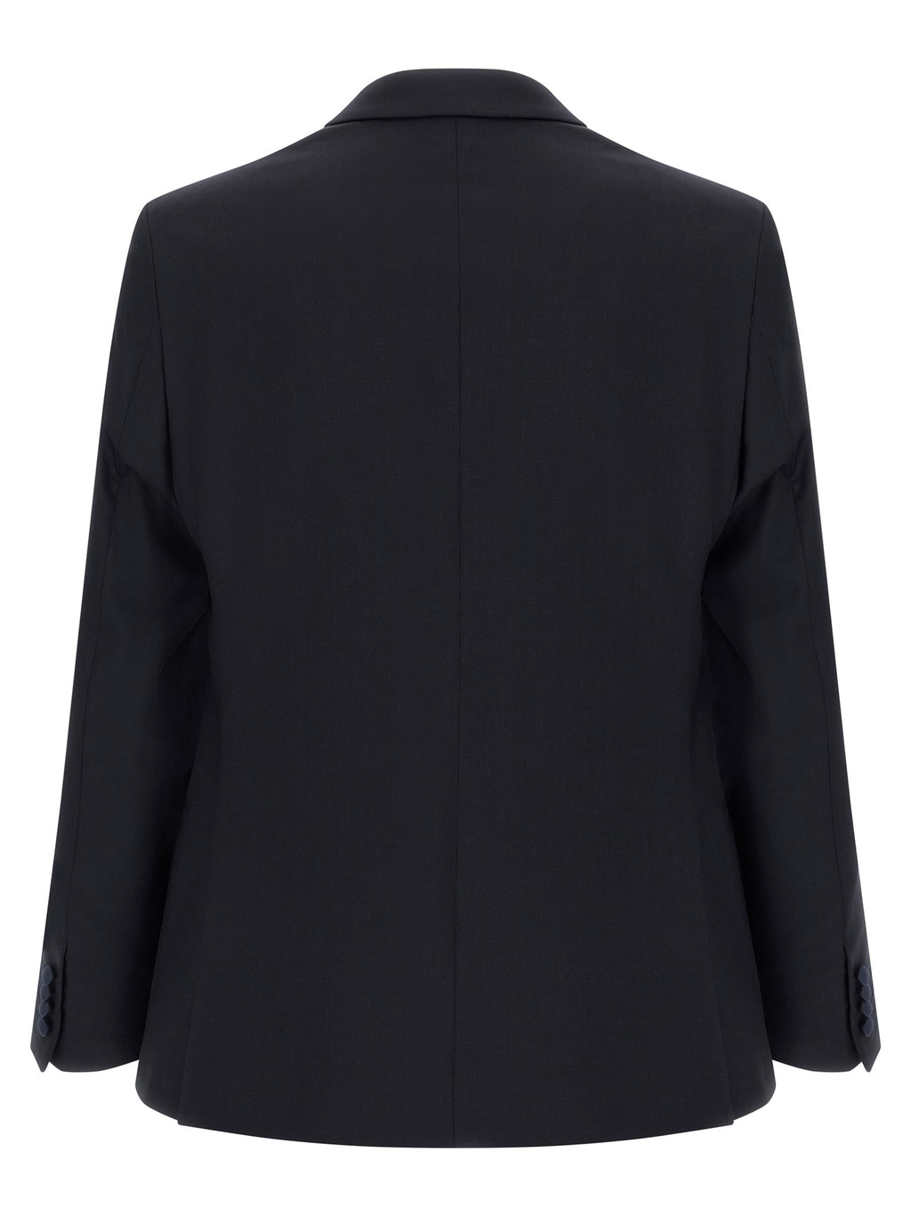 Black Wool Two-Piece Suit