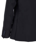 Black Wool Two-Piece Suit