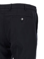 Black Wool Two-Piece Suit