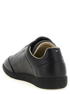 Black Calfskin Low Top Sneakers