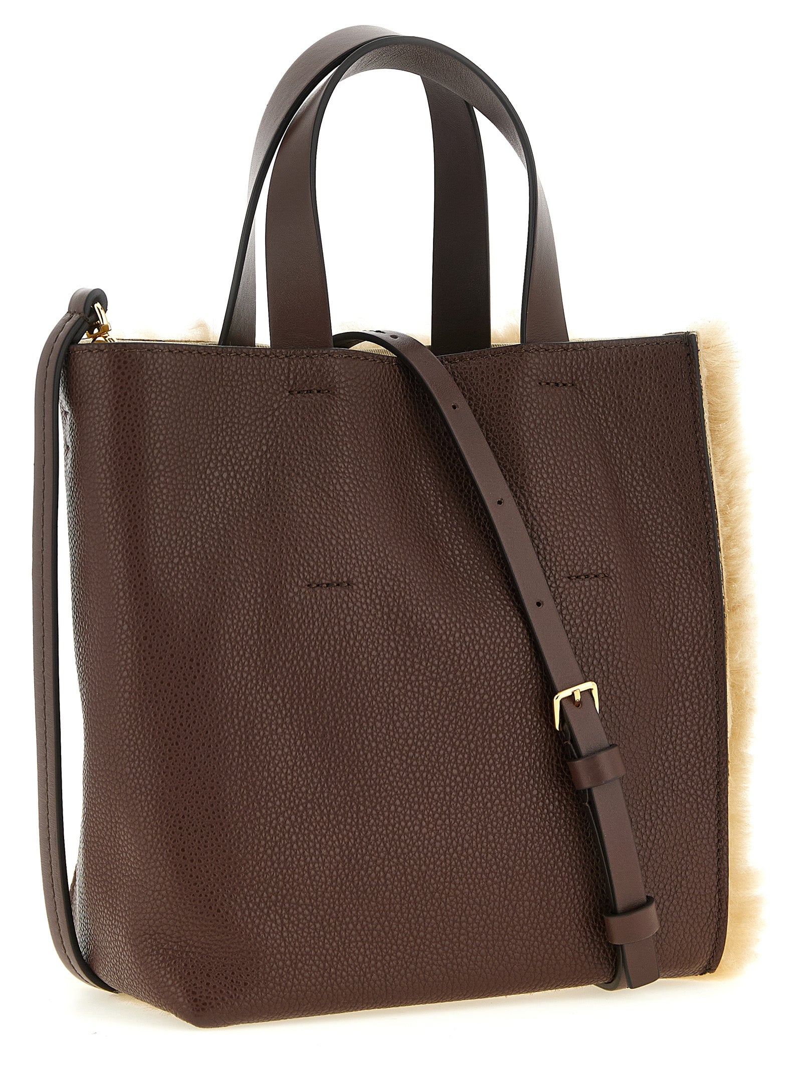 Multicolor Lamb Leather Handbag