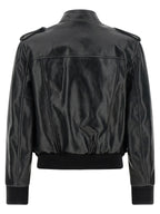 Black Lamb Leather Leather Jacket