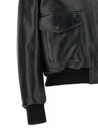 Black Lamb Leather Leather Jacket