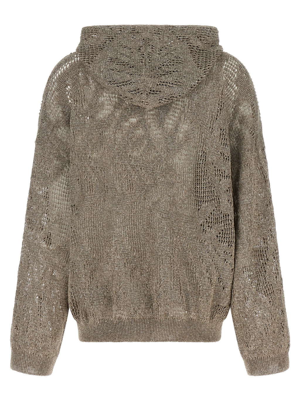 Brown Linen Cardigan