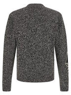 Bicolor Virgin Wool Cardigan