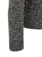 Bicolor Virgin Wool Cardigan