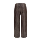 Brown Leather Pants
